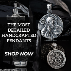 the most detailed handcrafted pendants silver for men