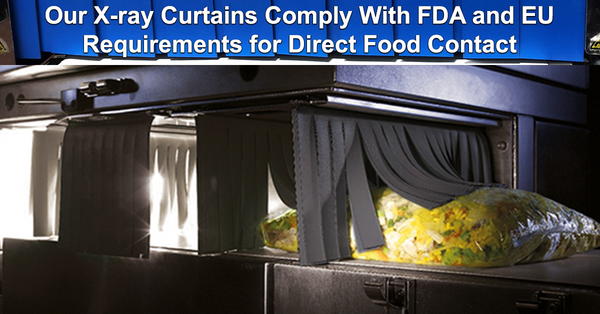 Our X-ray Curtains Comply with FDA and EU Requirements for Direct Food Contact