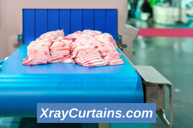 Food Contact X-Ray Curtains for Raw Meat