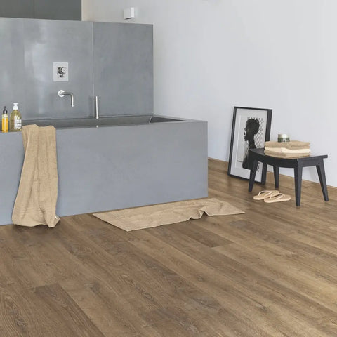 Quickstep eligna laminWhich Type of Flooring is Best for Your Bathroom?ate flooring riva oak brown