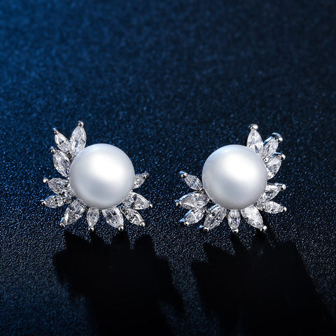 Pearl Stud Earrings