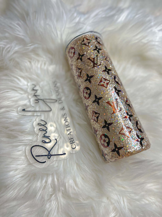 LV inspired Barb Tumbler – She Shinez