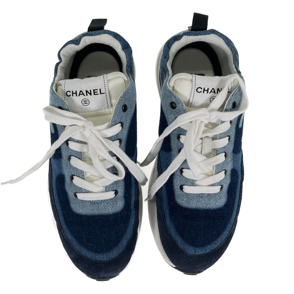 2種類選べる CHANEL シャネル ココマーク スニーカー シューズ G37494