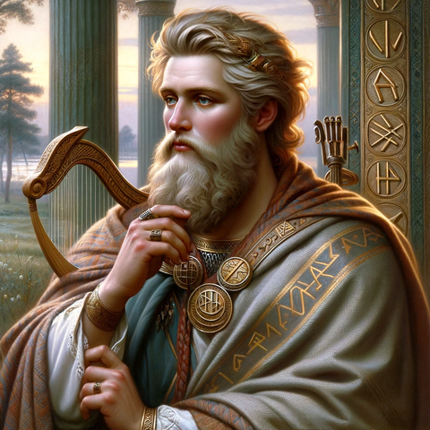 Bragi, le fils d'Odin