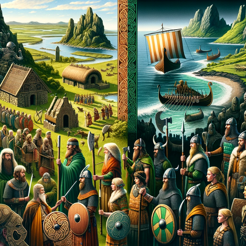Les différences entre les vikings et les celtes