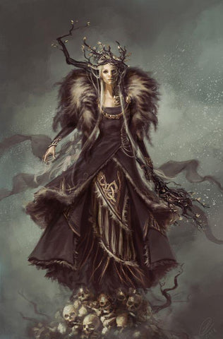 Hel ou Hela déesse de la mort nordique vikingceltic