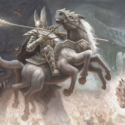 Odin sur son cheval Sleipnir