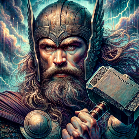 Thor, fils le plus connu et légendaire d'Odin