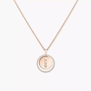 0.33ctw Yellow Gold Diamond Medallion Pendant Necklace - JBHudson