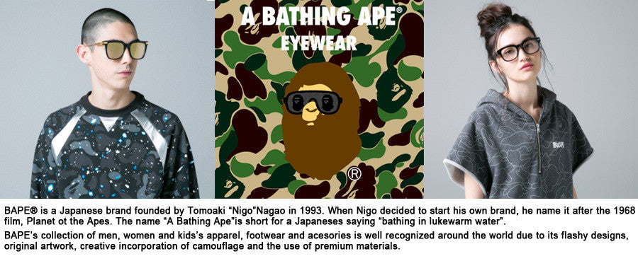 BAPE BS13045 Sunglasses Blue