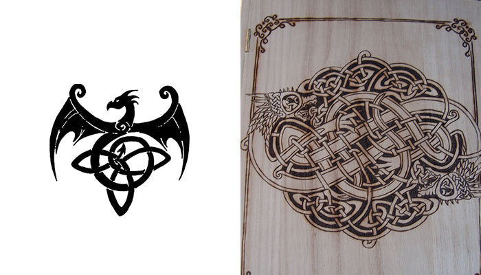 celtic dragon knot