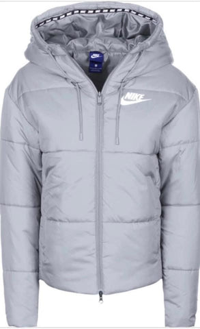 grey nike bubble coat