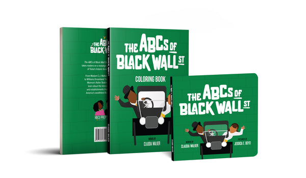 The ABCs of Black Wall Street coloring book and board book
