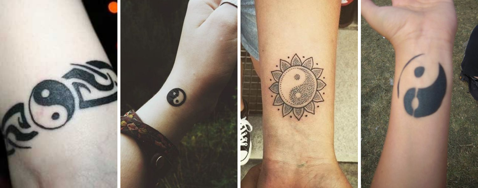 yin and yang symbol tattoos