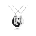  yin yang best friend necklace