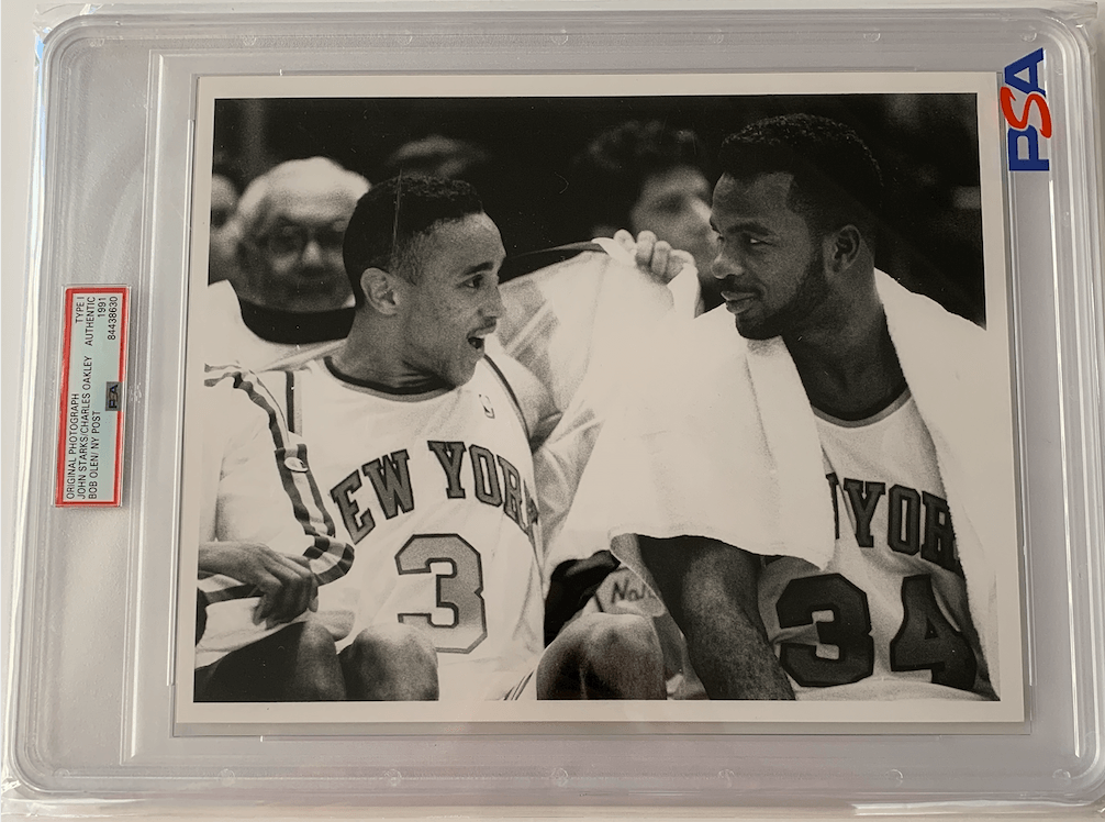 John Starks/Charles Oakley PSA Type 1 – BLEECKER TRADING