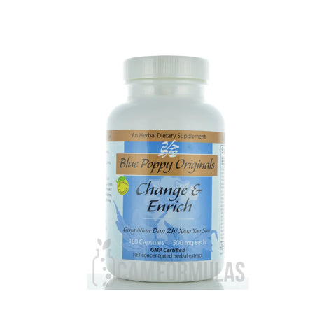 Change & Enrich: Menopause and perimenopause supplement, Blue Poppy Traditional Chinese Medicine.