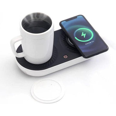 Qi 15W Wireless Fast Charging Pad & Inductive Coffee Mug Heater