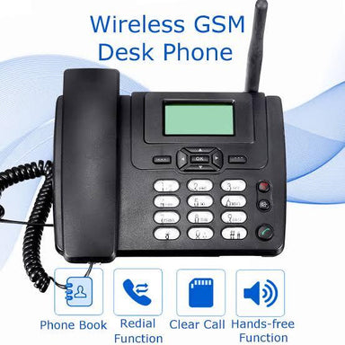 Téléphone Fixe GSM SQ Mobile LS-100 - 4G LTE - Wifi Hotspot - Bluetooth -  4000 mAh - MA0016 - Sodishop