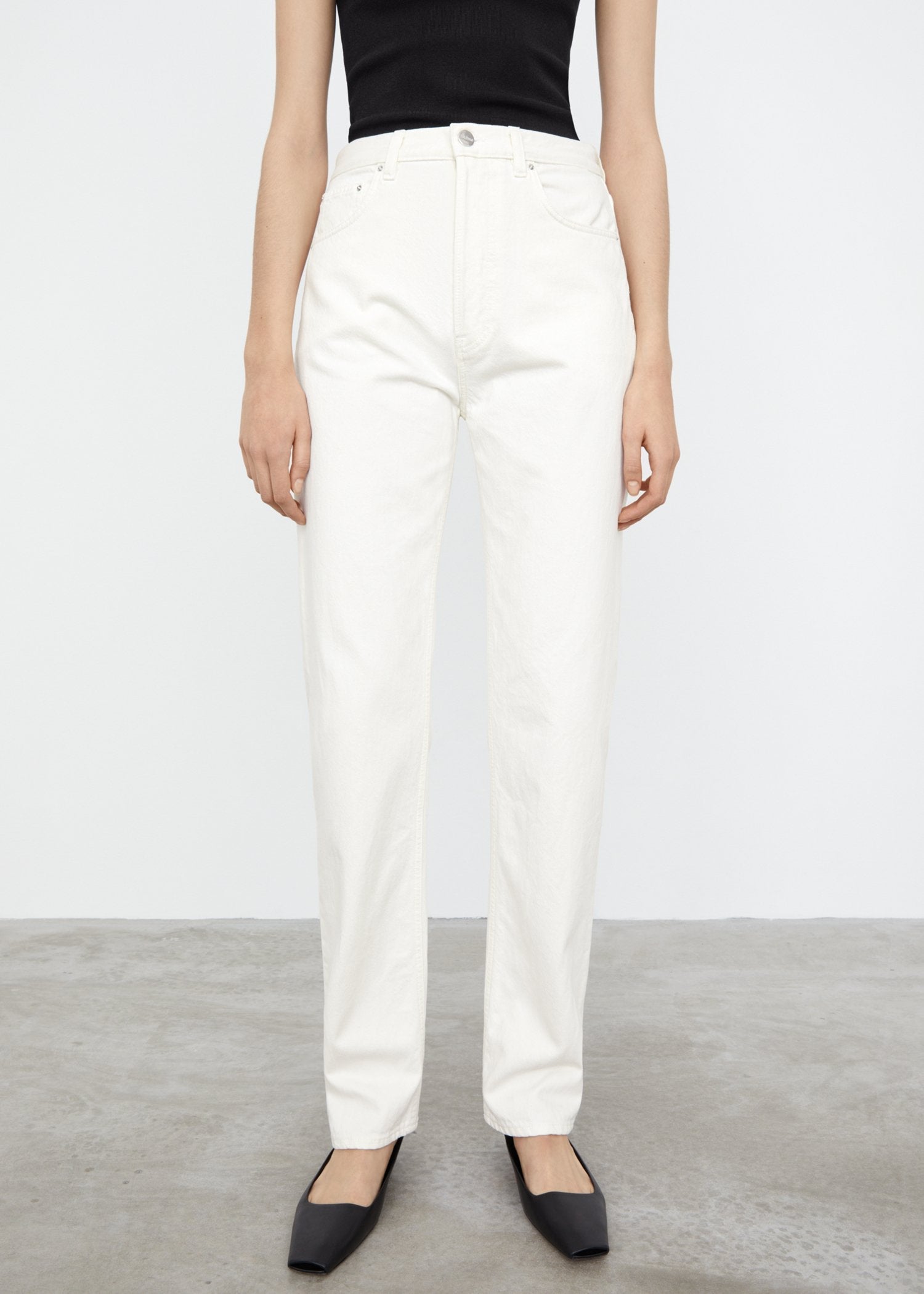 Loose fit denim off-white – Totême