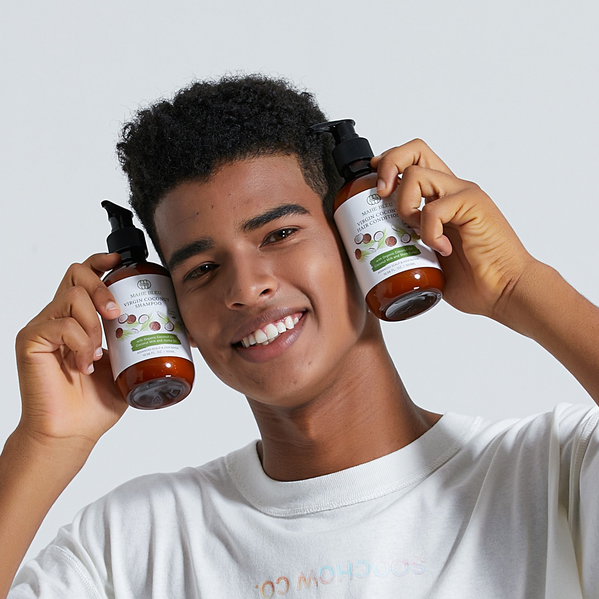 Virgin Coconut Shampoo 12% Coconut Oil – MAHE BLEU