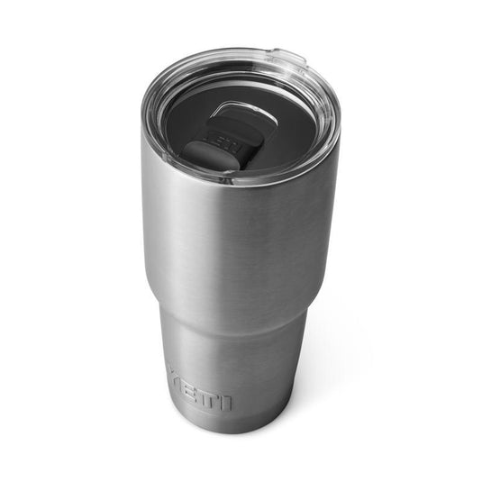 YETI Rambler 20-fl oz Stainless Steel Tumbler with MagSlider Lid, White at