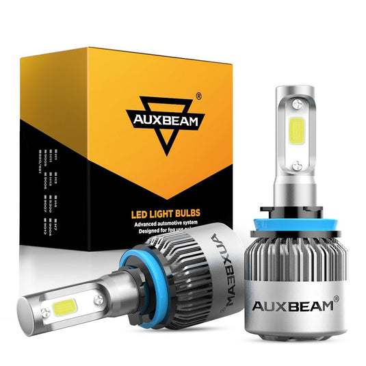 AUXBEAM LED Head Light Bulbs 9004/HB1 S2-Series COB 270°/360° Beam