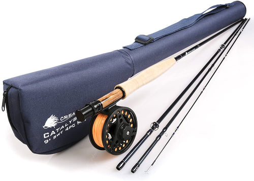 Creative Angler Catalyst Fly Rod and Fly Reel Combo 8wt with Bass