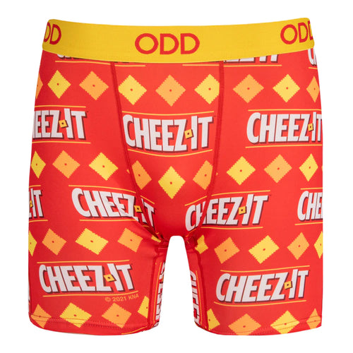 STAND OUT BE ODD Flamin' Hot Flames Orange Black Cheetos Boxer Briefs Men's  NWT