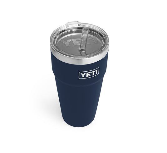 YETI Rambler 20-fl oz Stainless Steel Tumbler with MagSlider Lid, White at