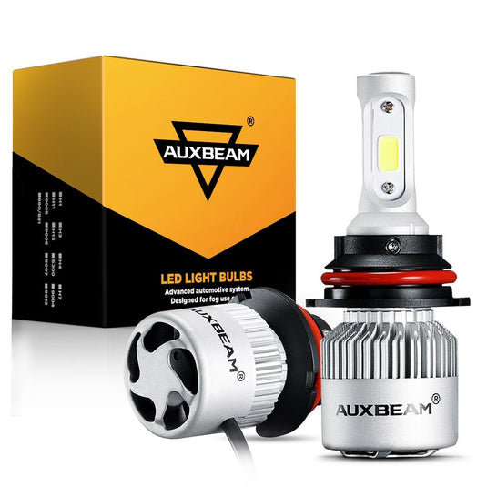 AUXBEAM LED Head Light Bulbs 9004/HB1 S2-Series COB 270°/360° Beam