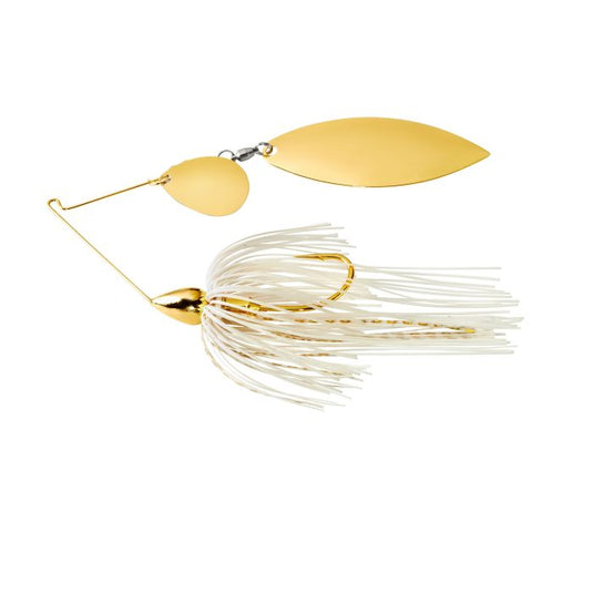 War Eagle Gold Frame Tandem Willow Spinnerbait-White Chartreuse RK-1/2 –  shop.generalstorespokane