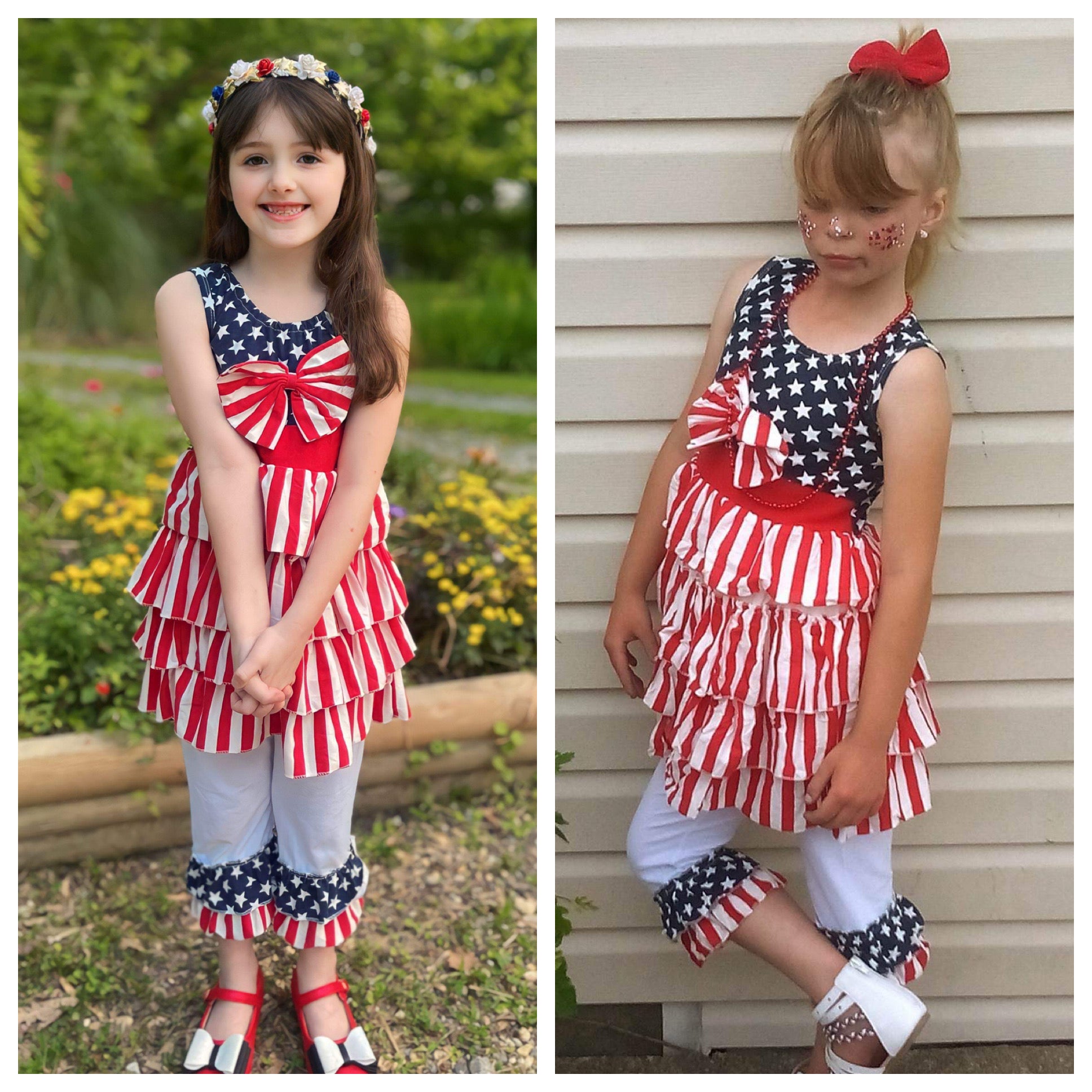 RTS Patriotic Capris Set