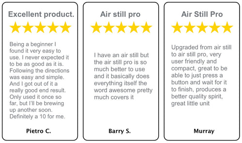Air Still Pro is an excellent product 