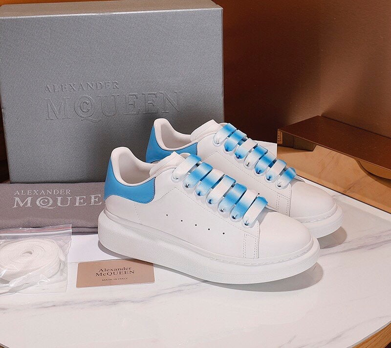 alexander mcqueen trainers light blue