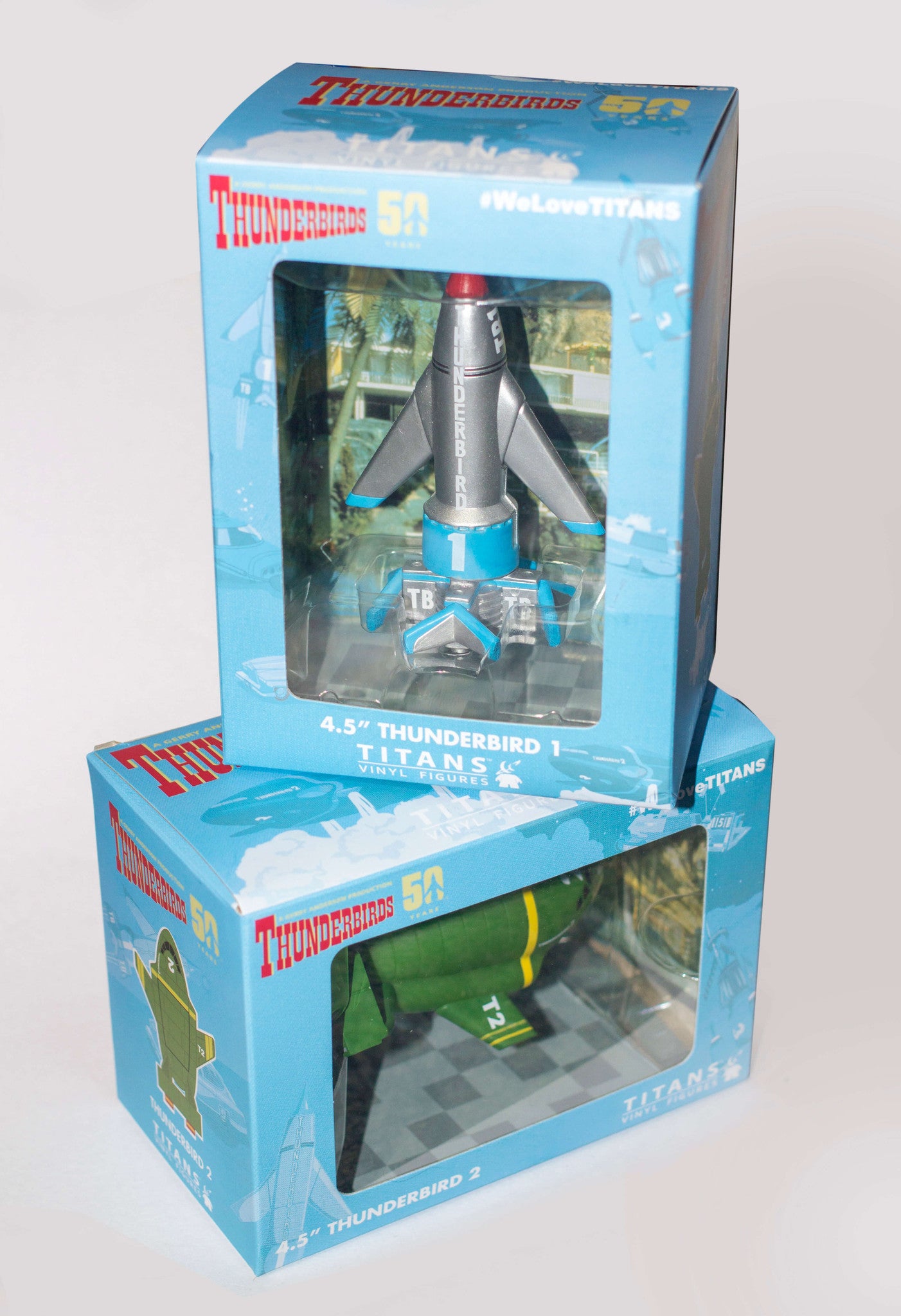 Thunderbird 1 and Thunderbird 2 Titans