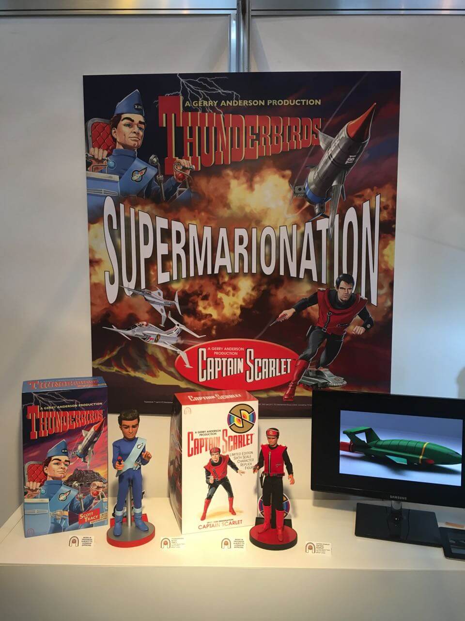 Thunderbirds and Captain Scarlet replica figures from Big Chief Studios