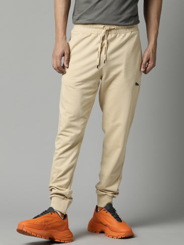 Basic Beige Slim Fit Jogger