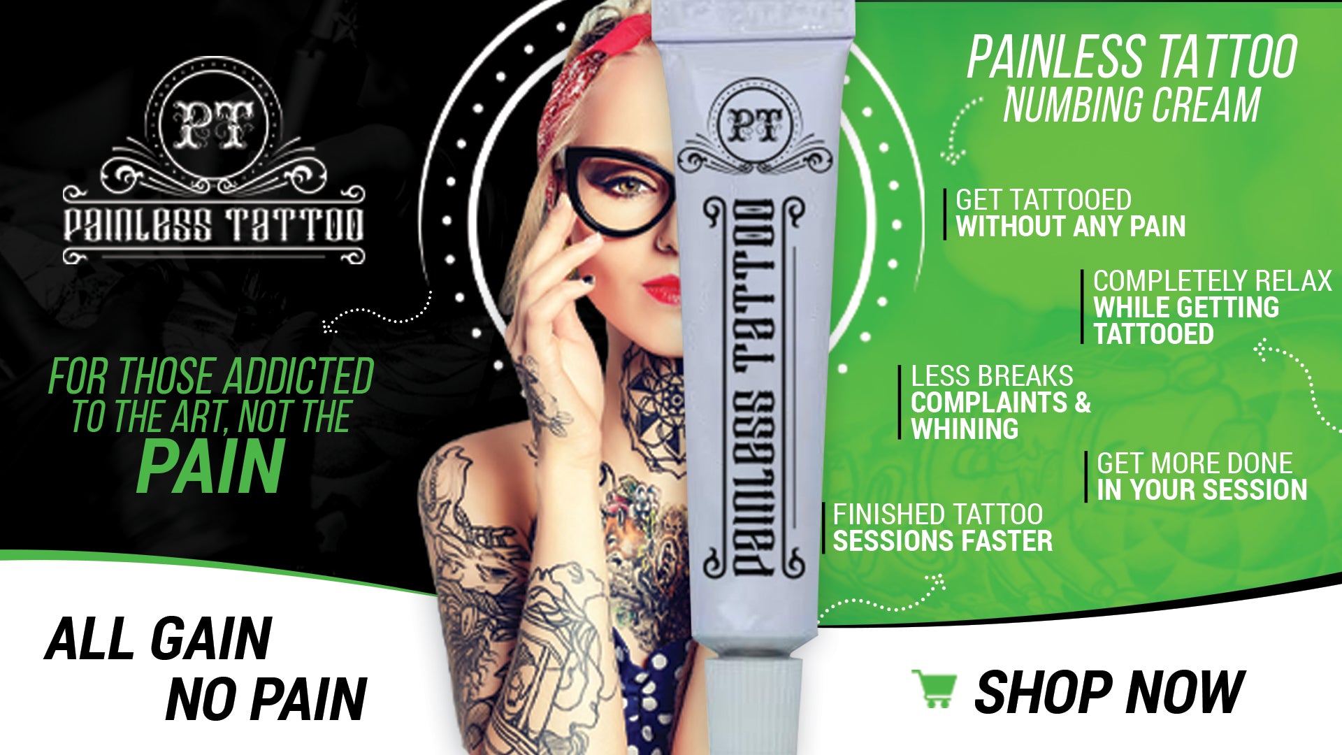 Painless Tattoo Numbing Cream  PainlessTattoo