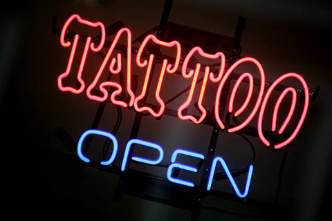 tattoo shop sign