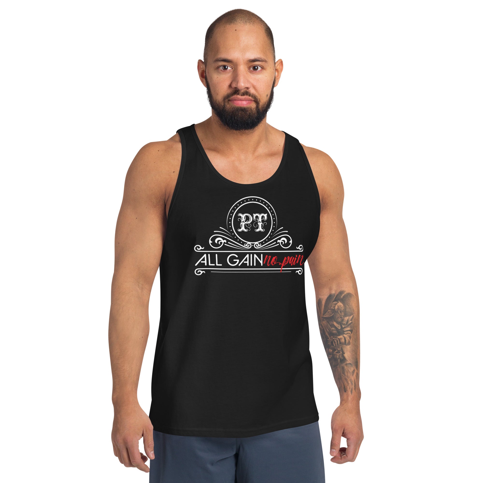 Men's All Gain Tank - PainlessTattoo product image