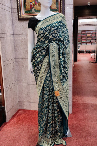 Khaddi Benarasi Georgette Saree 