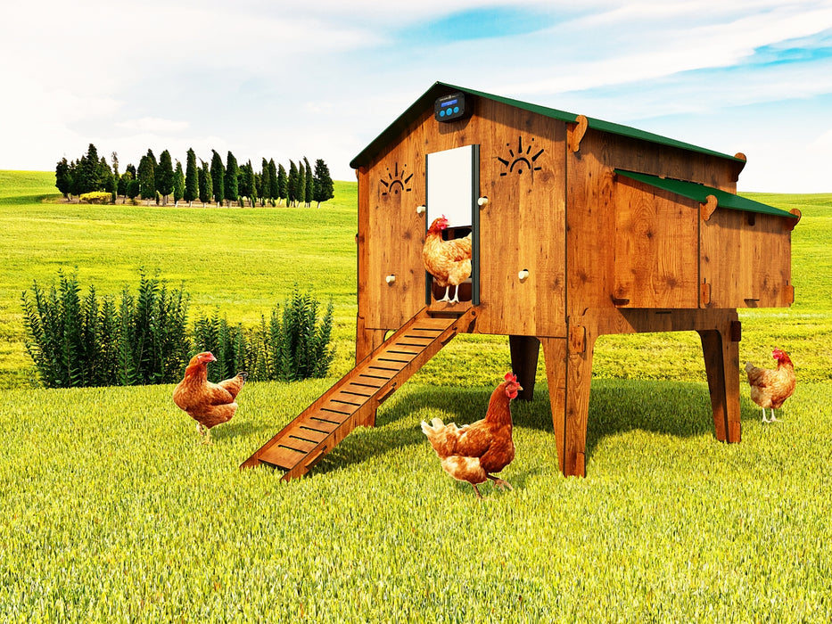 Inspectie sieraden Puur Kippenhok Polly Duplex 4 XL | 10 tot 20 kippen — De Thuisboerderij