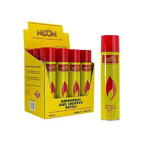 Neon Lighter Butane Universal Gas Lighter Yellow – MySmokeDepot