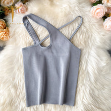 Load image into Gallery viewer, SUMMER HOLLOW OUT STREETWEAR- SLEEVELESS CROP TOP
