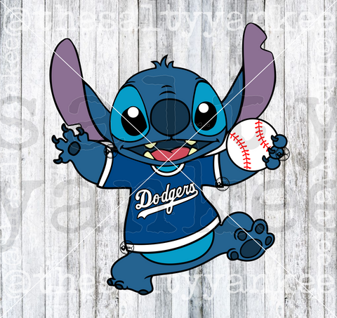 Blue Alien in Team Baseball Jersey SVG and PNG File Download – The Salty  Yankee