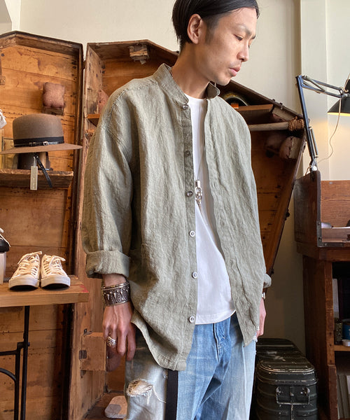 EGO TRIPPING / 50's CZECH ARMY OVERSHIRTS linen – GARROT STORE