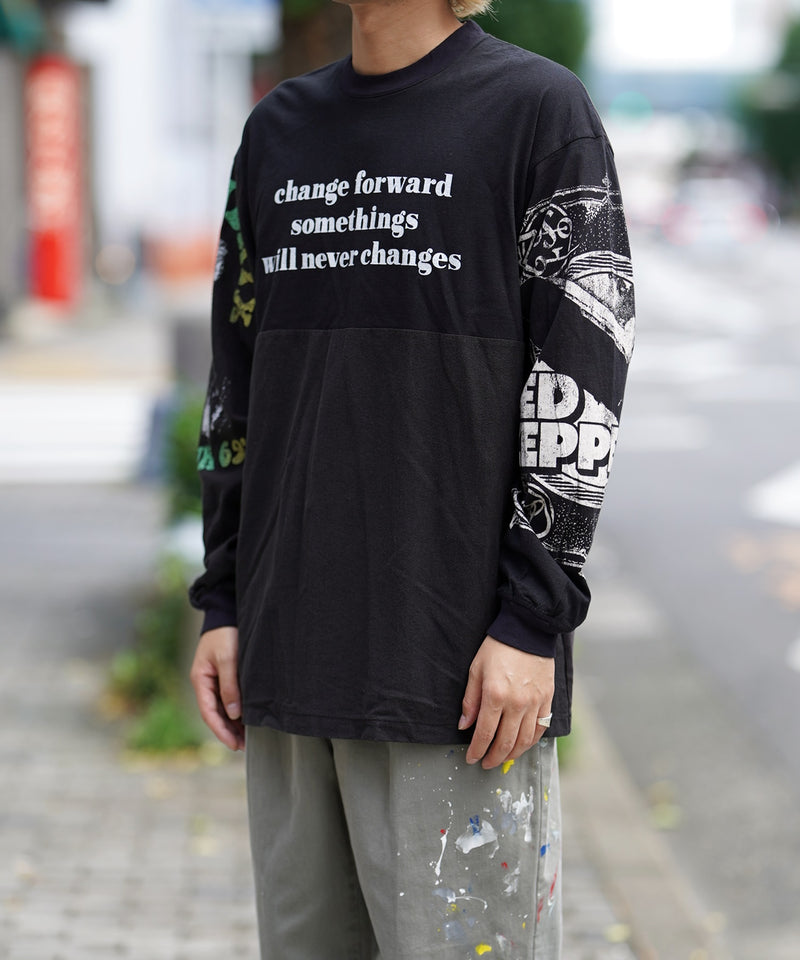 CHANGES チェンジーズ / L/S T-shirt リメイク Tシャツ-01 – GARROT
