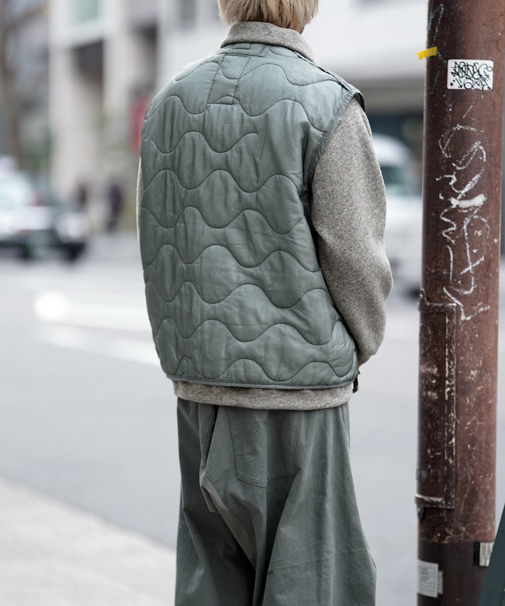 値下げ交渉可！！！oversized quilting liner vest. オンラインストア