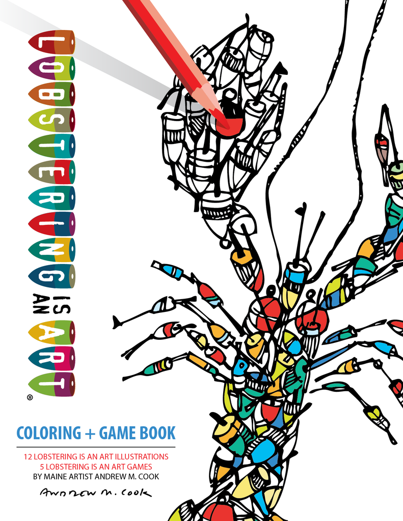 Coloring + Game Book – Lobstering Is An Art
